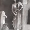 Femme à la fontaine - encre de chine sur papier arches 300g - 40x50 encadrée - 80€